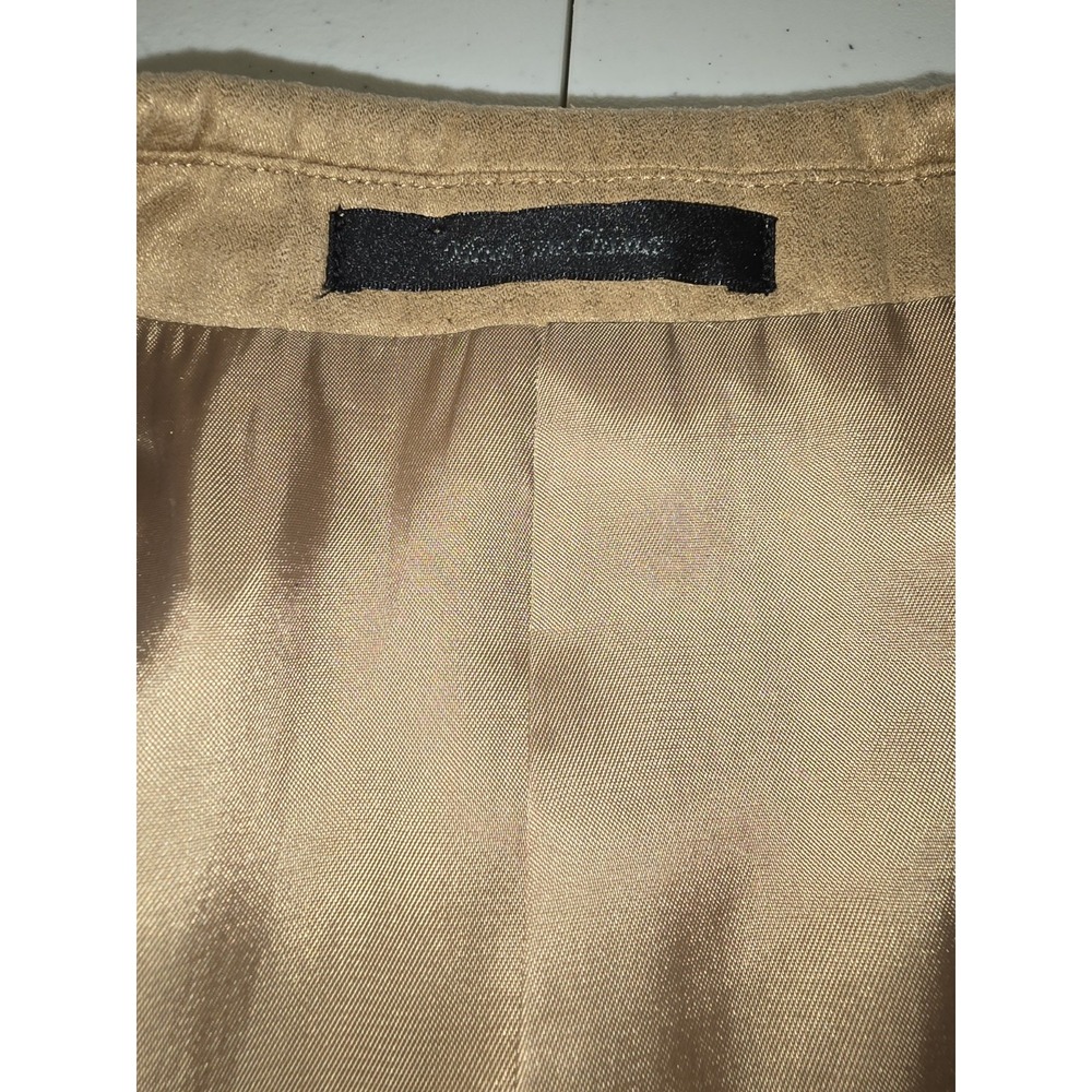 Lauren Ralph Lauren Men's Tan Suede Blazer Sports Coat Jacket Classic 44L -237 - Picture 5 of 9